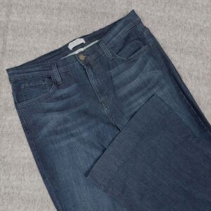 Judy Blue Women's 1XL Flare Wide Leg Jeans Dark Wash Western Boho Stretch